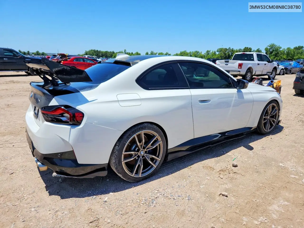 2022 BMW M240Xi VIN: 3MW53CM08N8C38780 Lot: 55404626