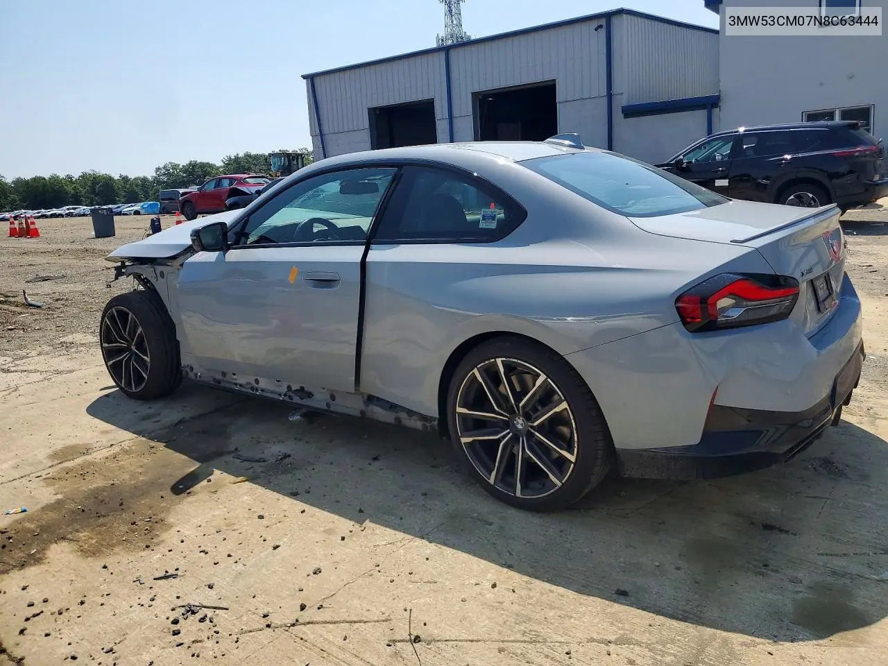 2022 BMW M240Xi VIN: 3MW53CM07N8C63444 Lot: 60503046