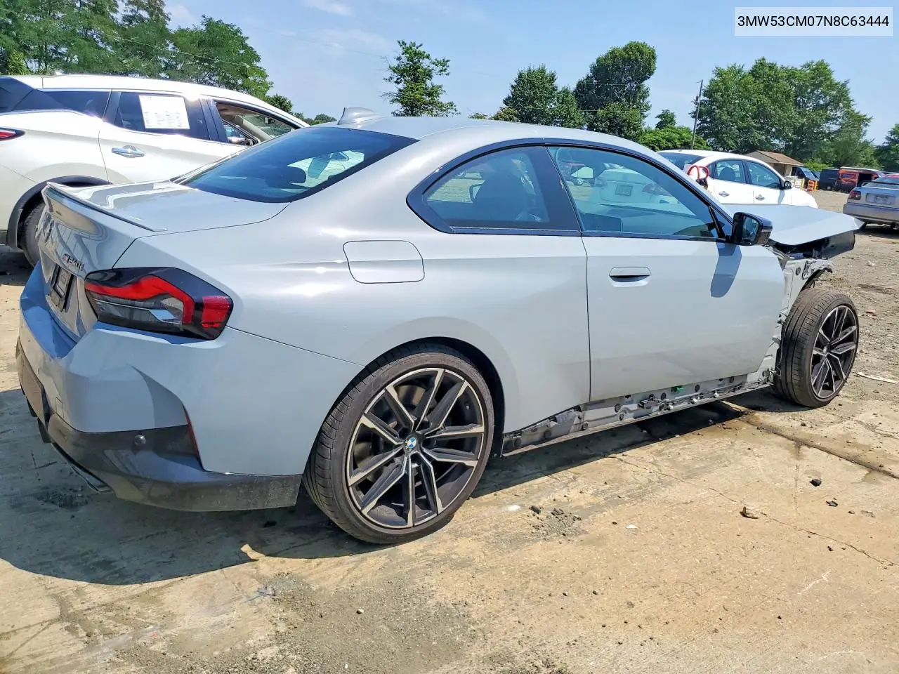 2022 BMW M240Xi VIN: 3MW53CM07N8C63444 Lot: 60503046