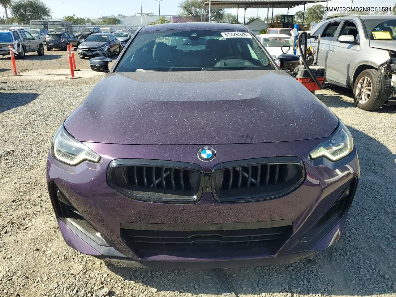 2022 BMW M240Xi VIN: 3MW53CM02N8C61584 Lot: 61328586