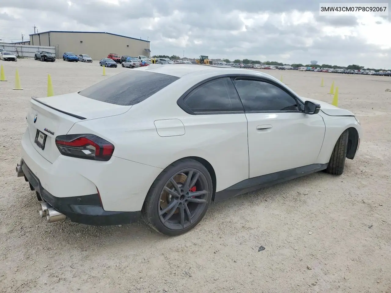 2023 BMW M240I VIN: 3MW43CM07P8C92067 Lot: 53942236