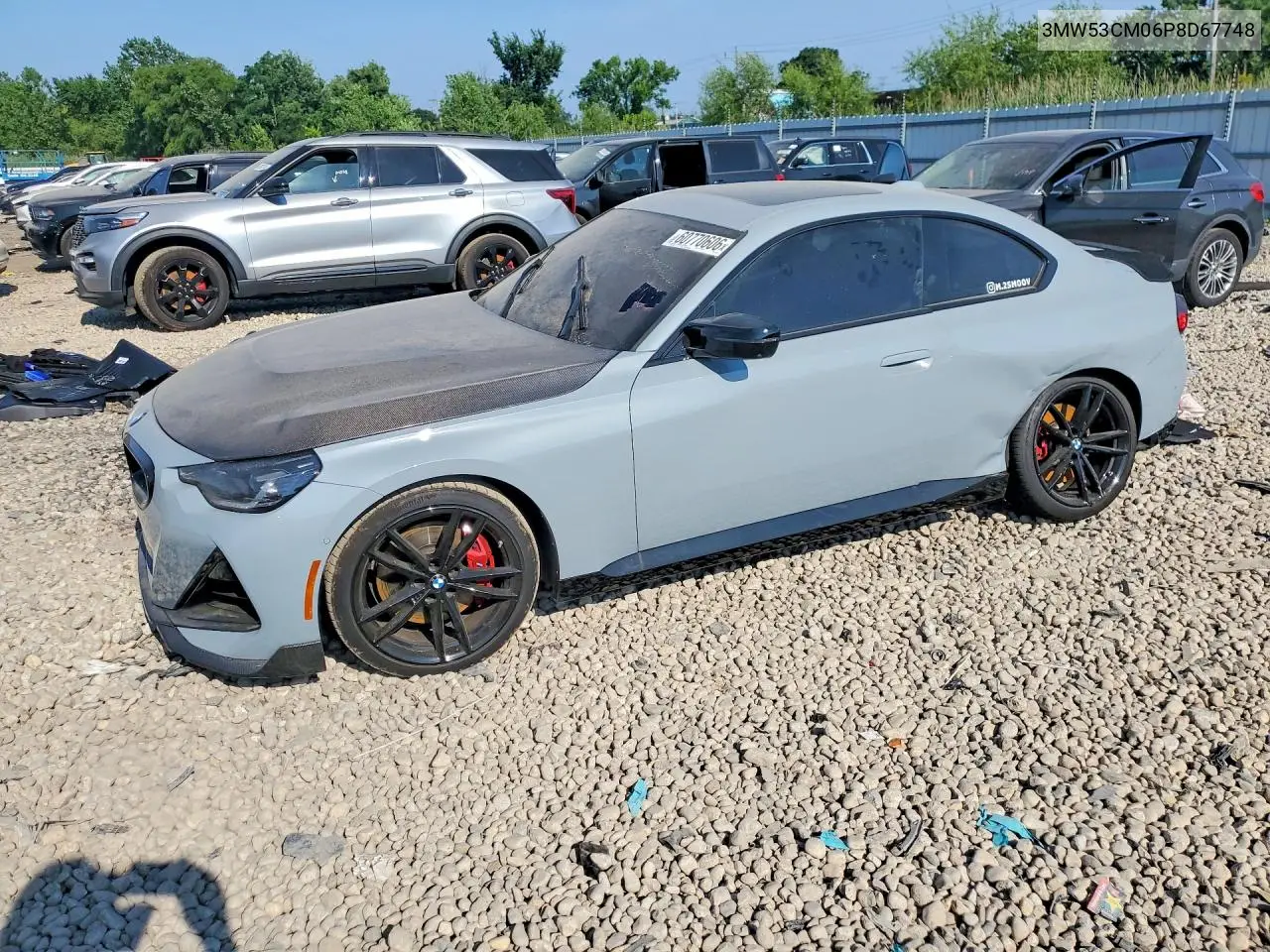 2023 BMW M240Xi VIN: 3MW53CM06P8D67748 Lot: 60770606