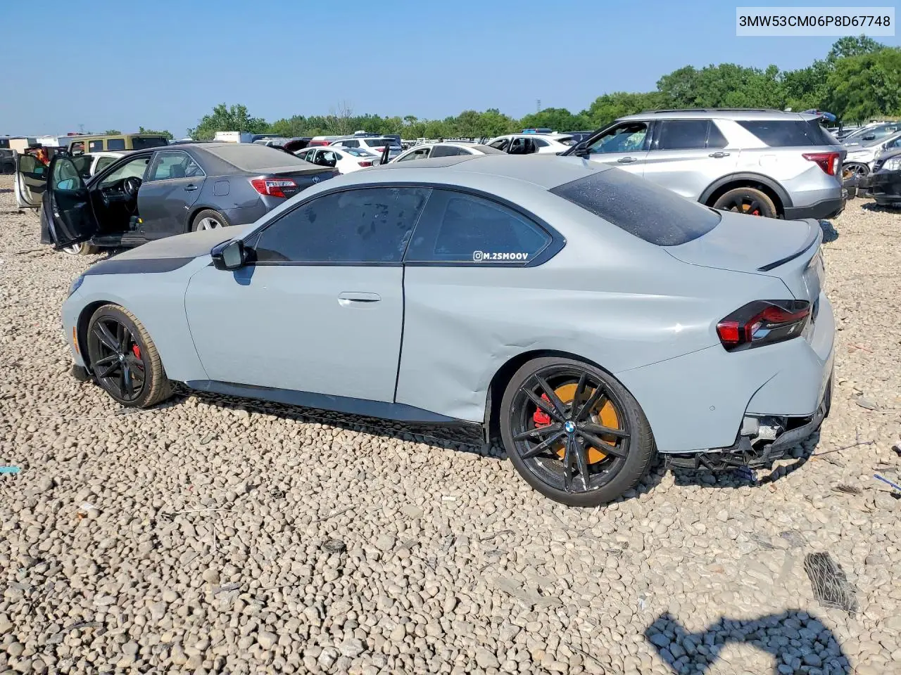 2023 BMW M240Xi VIN: 3MW53CM06P8D67748 Lot: 60770606