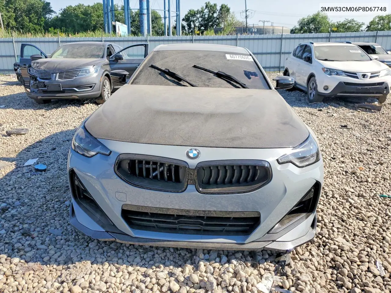 2023 BMW M240Xi VIN: 3MW53CM06P8D67748 Lot: 60770606