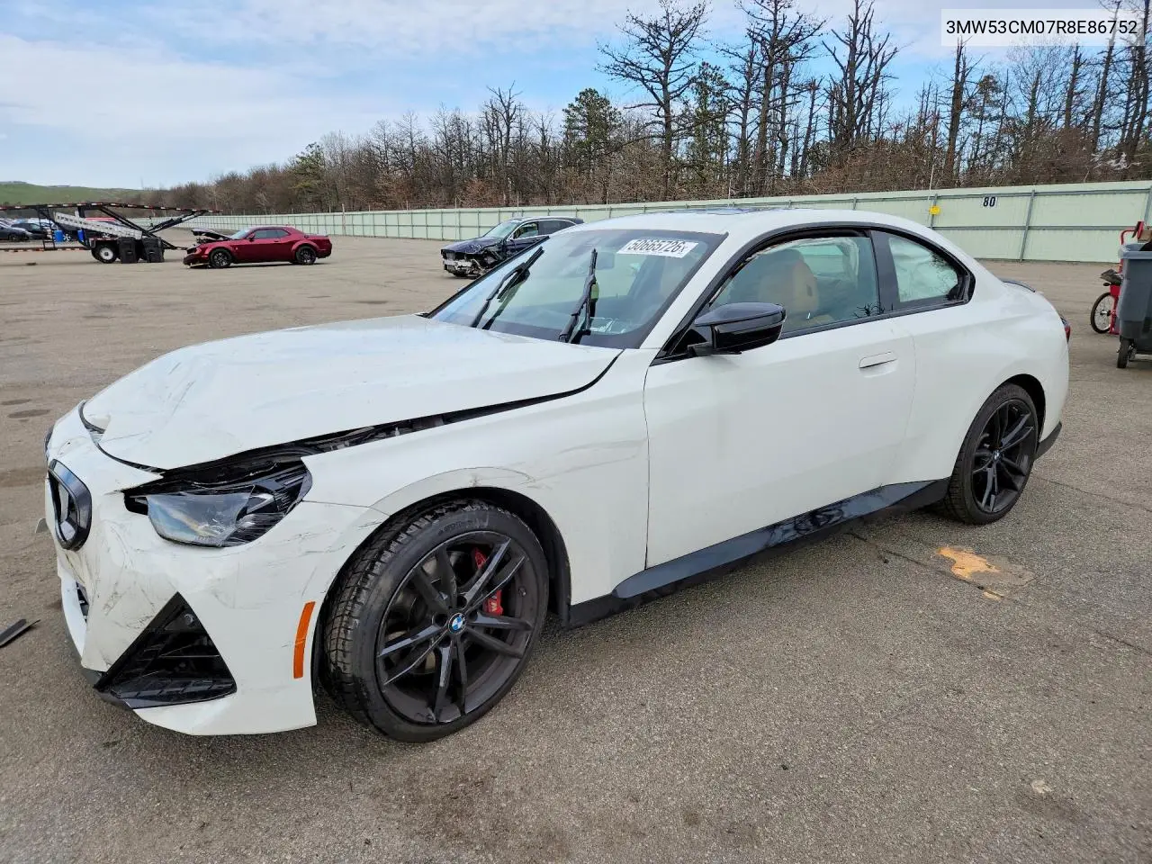 2024 BMW M240Xi VIN: 3MW53CM07R8E86752 Lot: 50665726