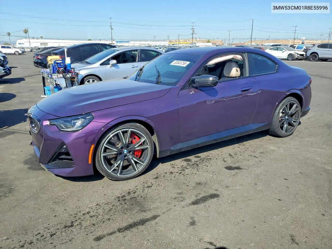 2024 BMW M240Xi VIN: 3MW53CM01R8E55996 Lot: 53845756