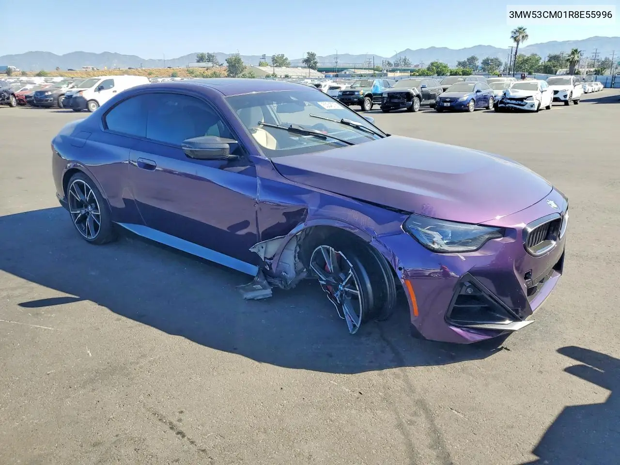 2024 BMW M240Xi VIN: 3MW53CM01R8E55996 Lot: 53845756