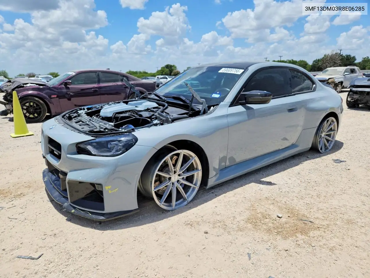 2024 BMW M2 VIN: 3MF13DM03R8E06285 Lot: 59689756
