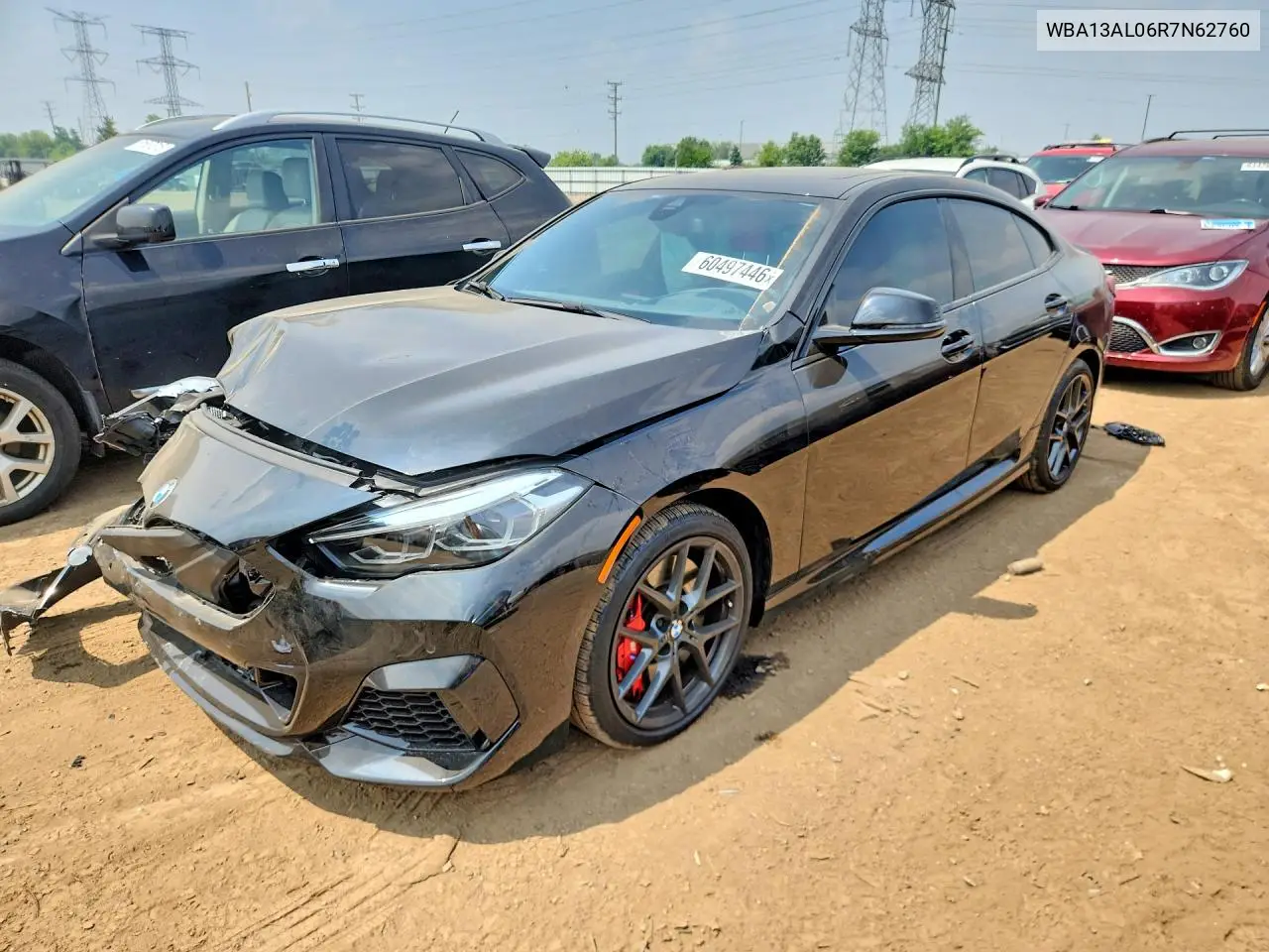 2024 BMW M235Xi VIN: WBA13AL06R7N62760 Lot: 60497446