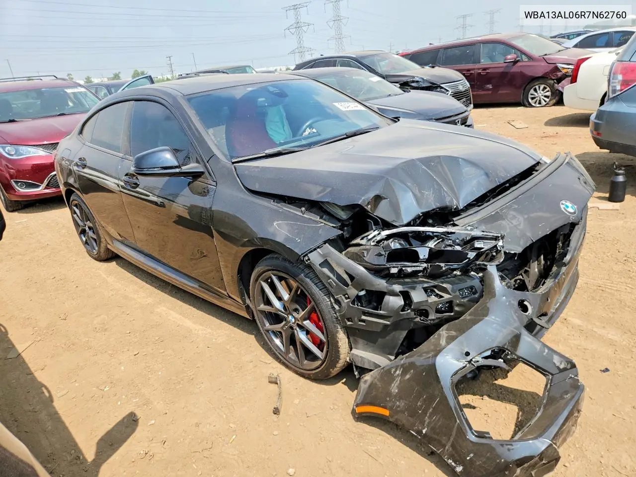 2024 BMW M235Xi VIN: WBA13AL06R7N62760 Lot: 60497446