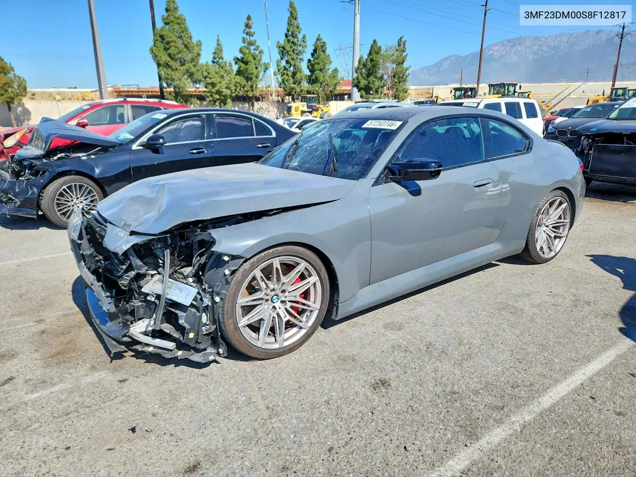 2025 BMW M2 VIN: 3MF23DM00S8F12817 Lot: 57250746