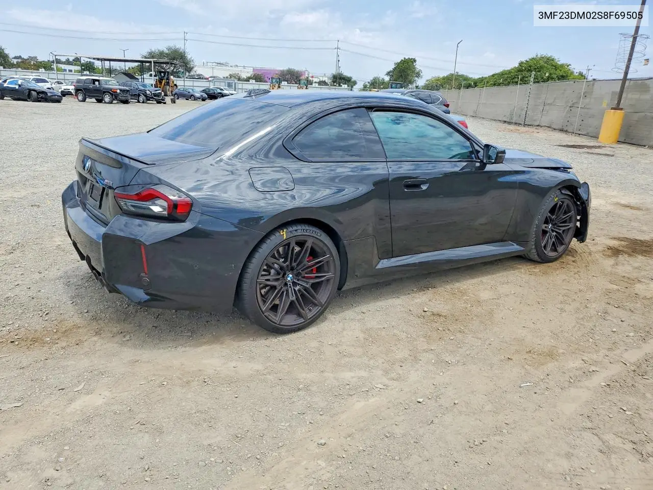 2025 BMW M2 VIN: 3MF23DM02S8F69505 Lot: 58577616