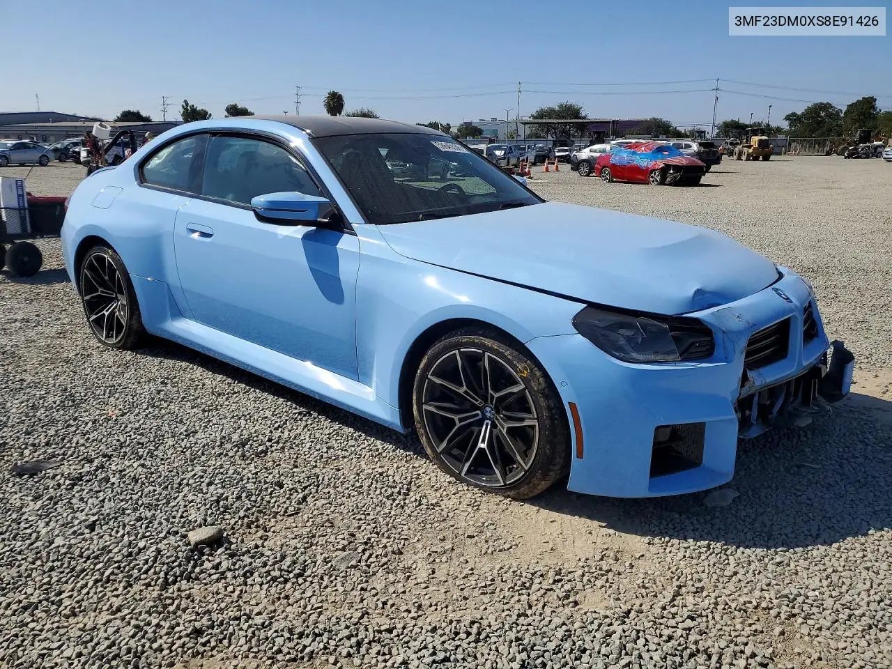 2025 BMW M2 VIN: 3MF23DM0XS8E91426 Lot: 58645536