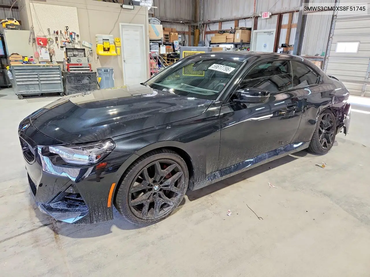 2025 BMW M240Xi VIN: 3MW53CM0XS8F51745 Lot: 59617796