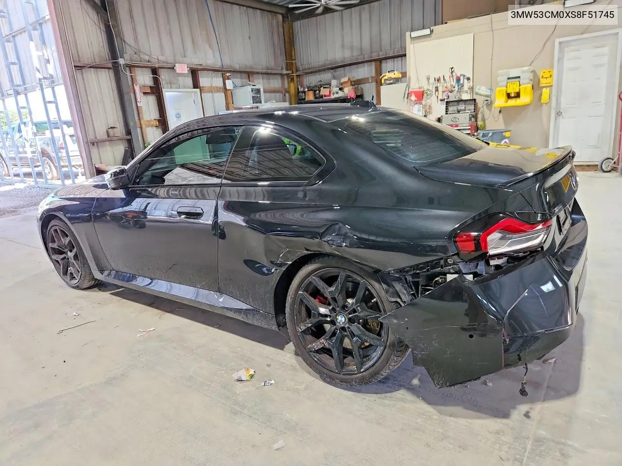 2025 BMW M240Xi VIN: 3MW53CM0XS8F51745 Lot: 59617796