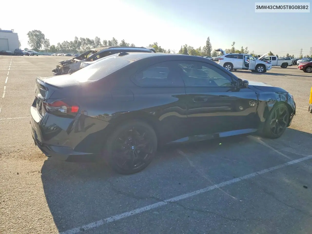 2026 BMW M240I VIN: 3MW43CM05T8G08382 Lot: 52421656