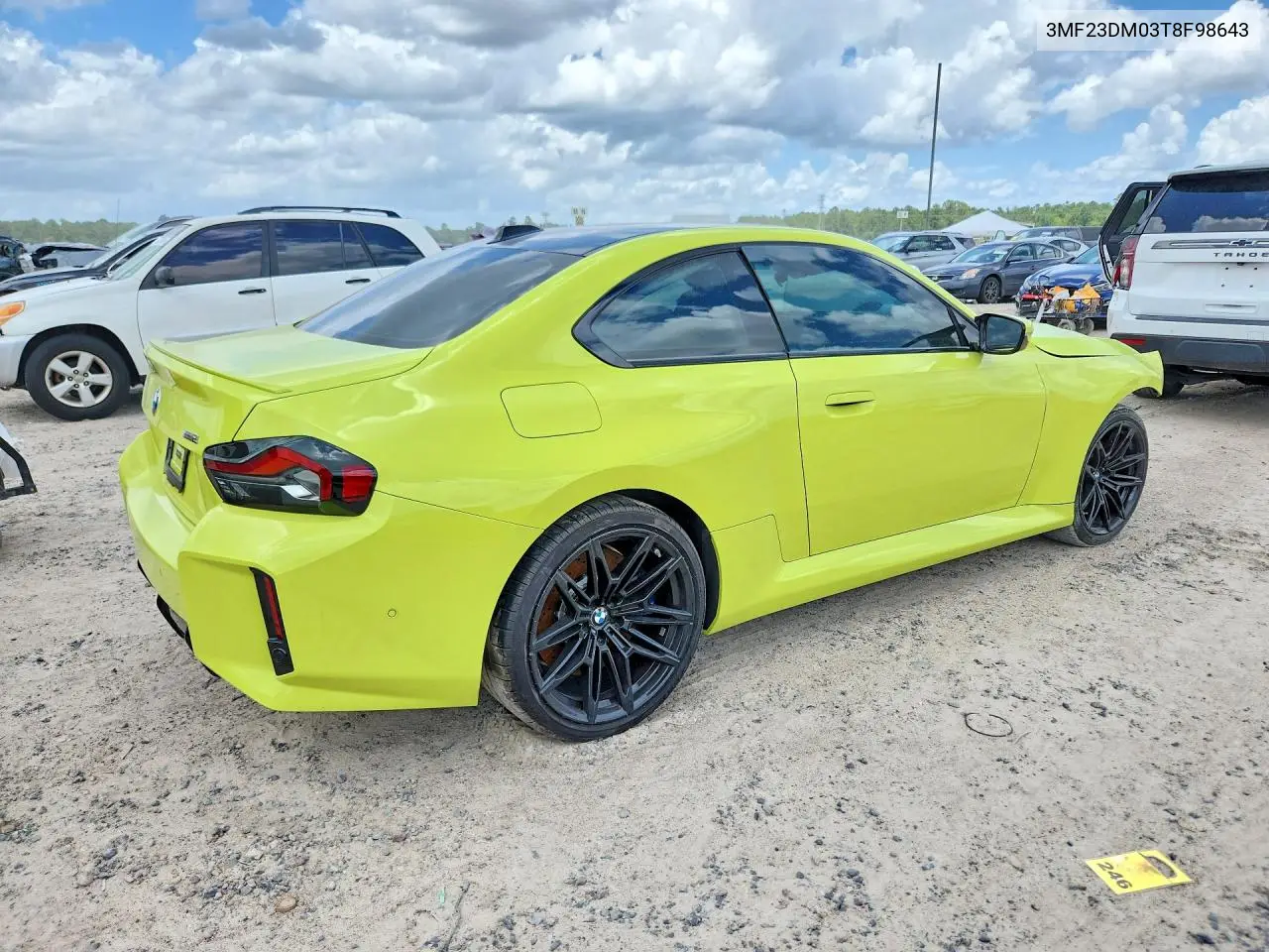 2026 BMW M2 VIN: 3MF23DM03T8F98643 Lot: 56943206