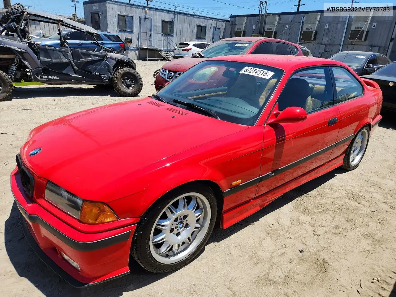 1997 BMW M3 VIN: WBSBG9322VEY75783 Lot: 62284516