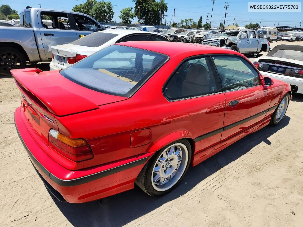1997 BMW M3 VIN: WBSBG9322VEY75783 Lot: 62284516