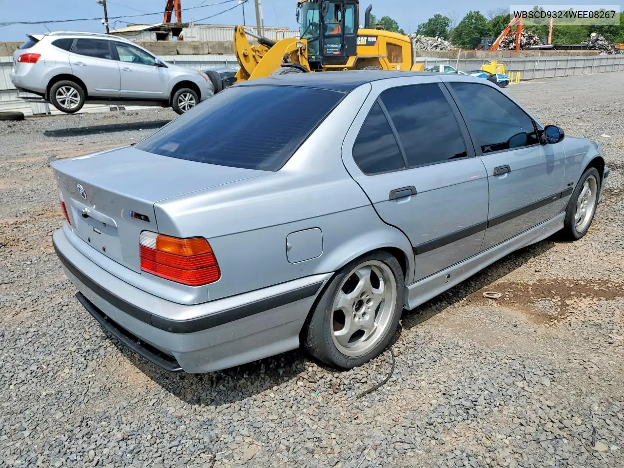 1998 BMW M3 VIN: WBSCD9324WEE08267 Lot: 60875396