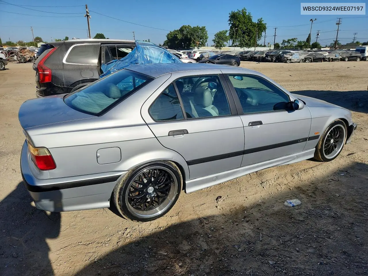 1998 BMW M3 VIN: WBSCD9324WEE07197 Lot: 61440926