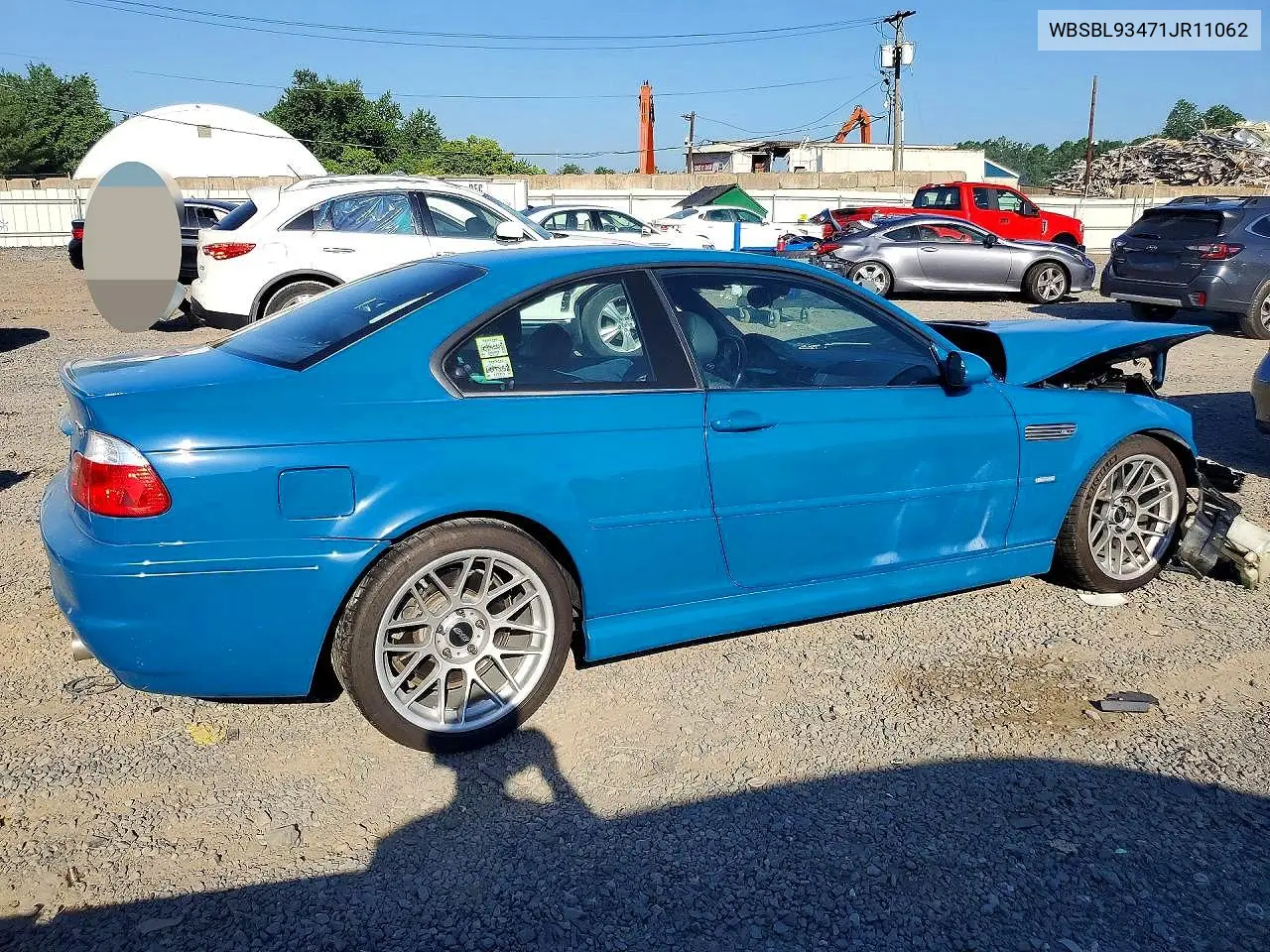 2001 BMW M3 Ci VIN: WBSBL93471JR11062 Lot: 59631506