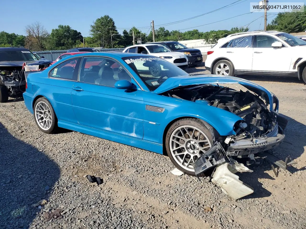 2001 BMW M3 Ci VIN: WBSBL93471JR11062 Lot: 59631506