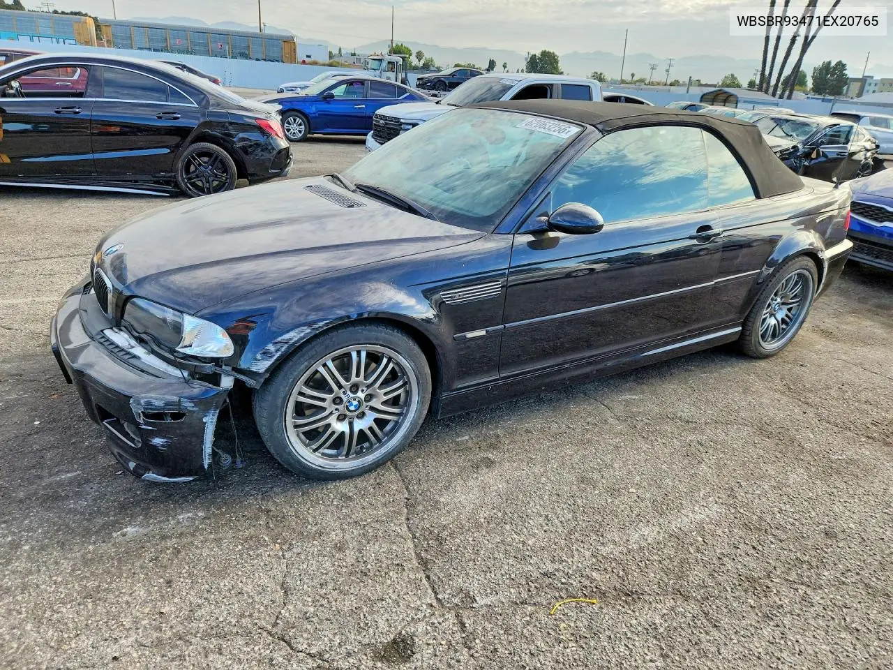 2001 BMW M3 VIN: WBSBR93471EX20765 Lot: 62063256