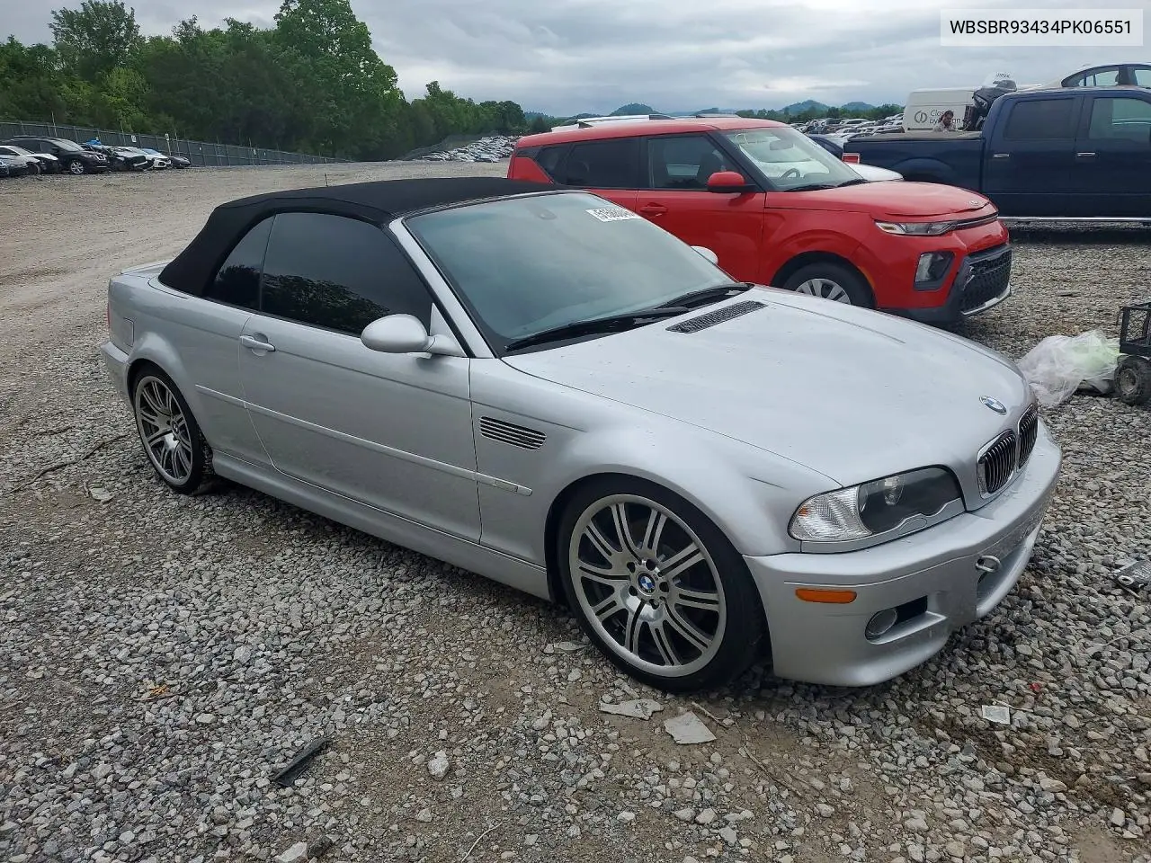 2004 BMW M3 VIN: WBSBR93434PK06551 Lot: 51588046