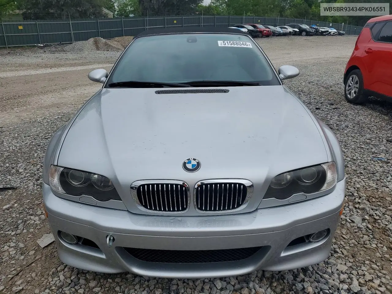 2004 BMW M3 VIN: WBSBR93434PK06551 Lot: 51588046