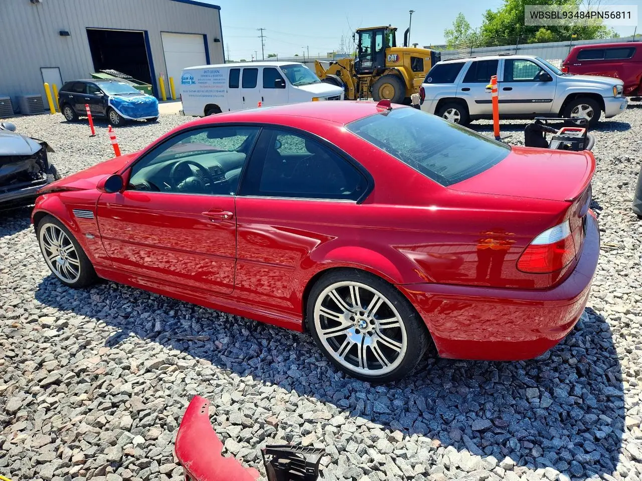2004 BMW M3 VIN: WBSBL93484PN56811 Lot: 59627406