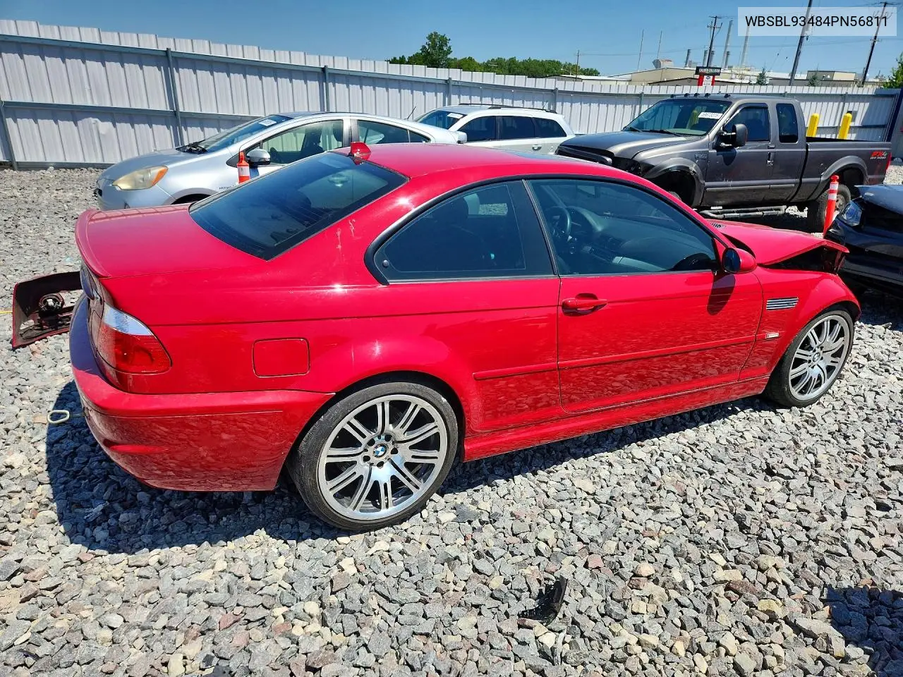 2004 BMW M3 VIN: WBSBL93484PN56811 Lot: 59627406
