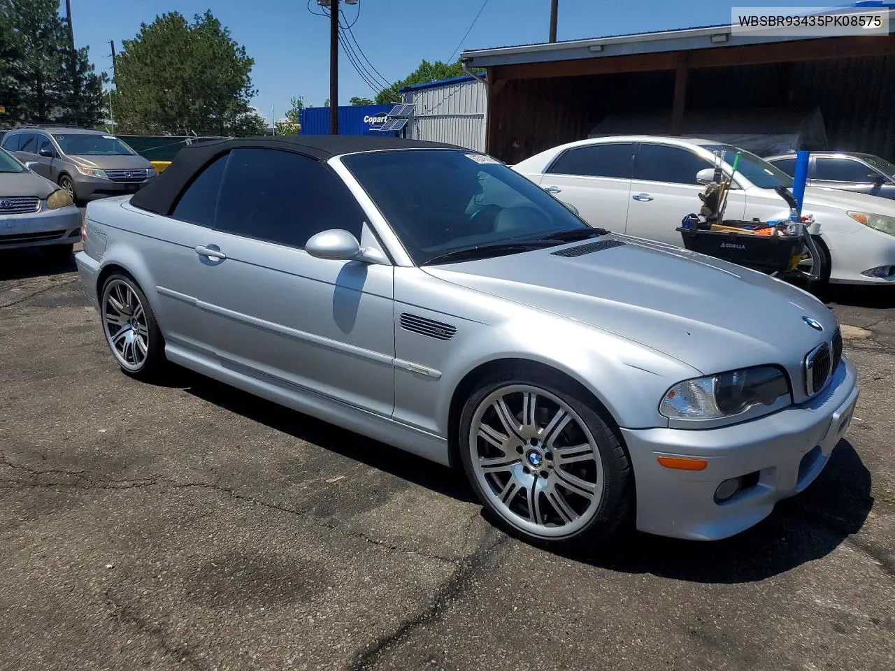 2005 BMW M3 VIN: WBSBR93435PK08575 Lot: 61379906