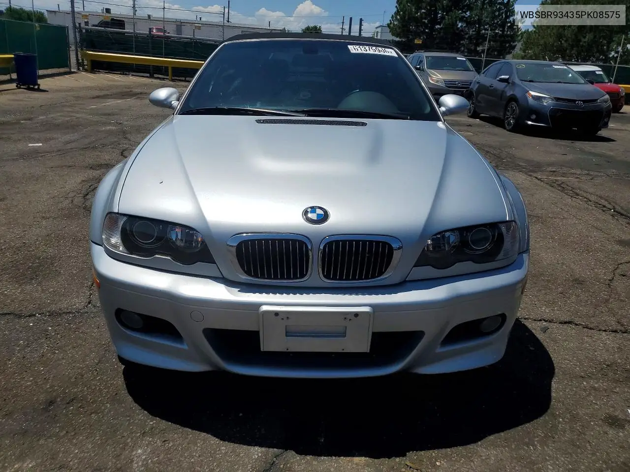 2005 BMW M3 VIN: WBSBR93435PK08575 Lot: 61379906