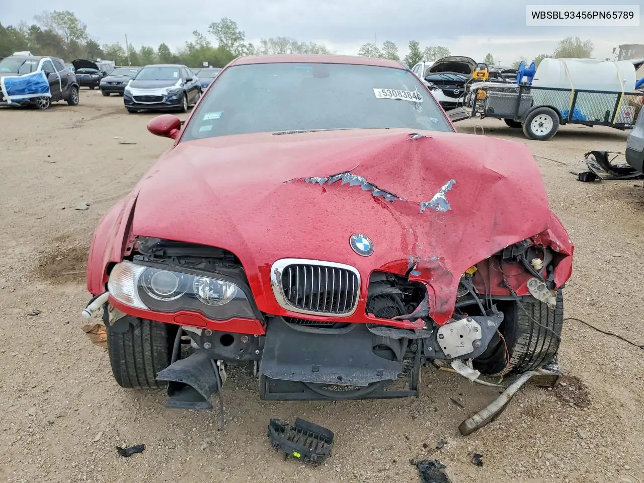 2006 BMW M3 VIN: WBSBL93456PN65789 Lot: 53083846