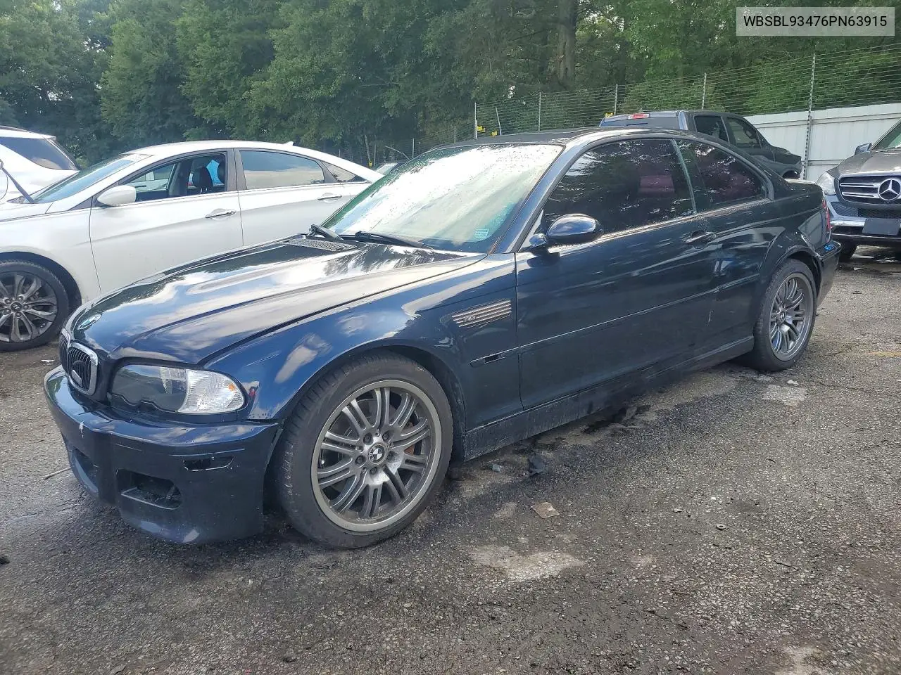 2006 BMW 3 Series M3 VIN: WBSBL93476PN63915 Lot: 60960606