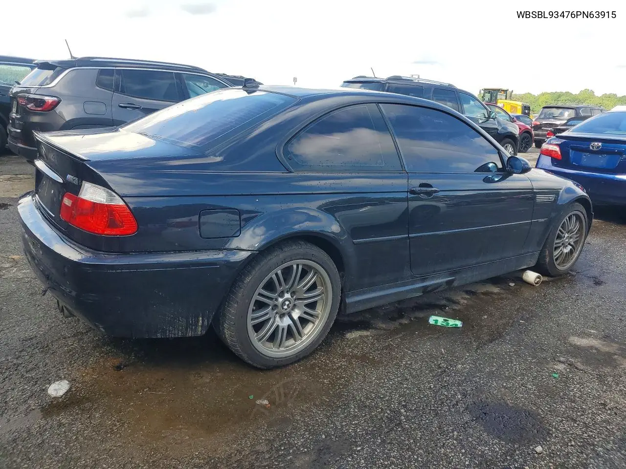 2006 BMW 3 Series M3 VIN: WBSBL93476PN63915 Lot: 60960606