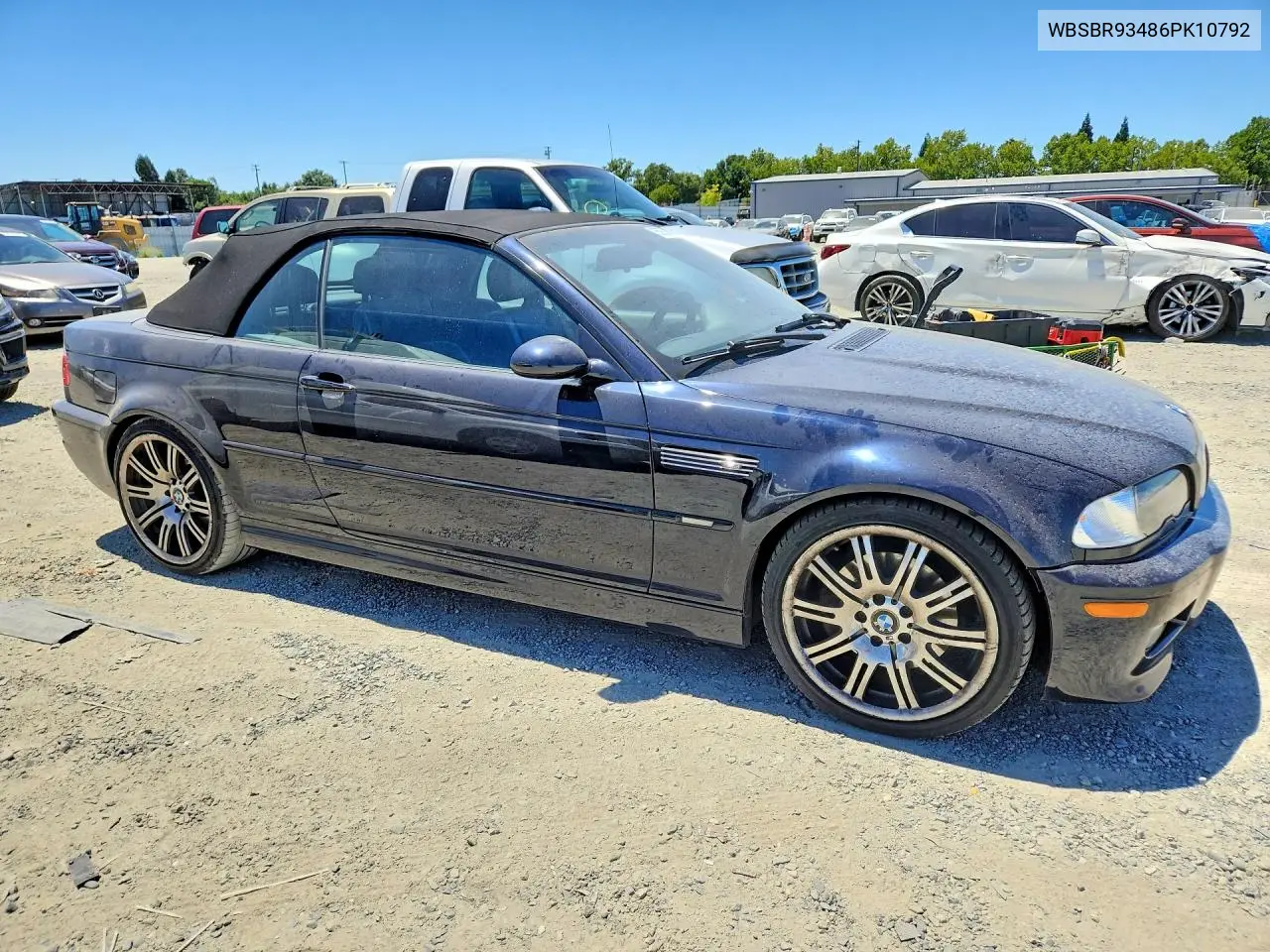 2006 BMW M3 VIN: WBSBR93486PK10792 Lot: 85978475