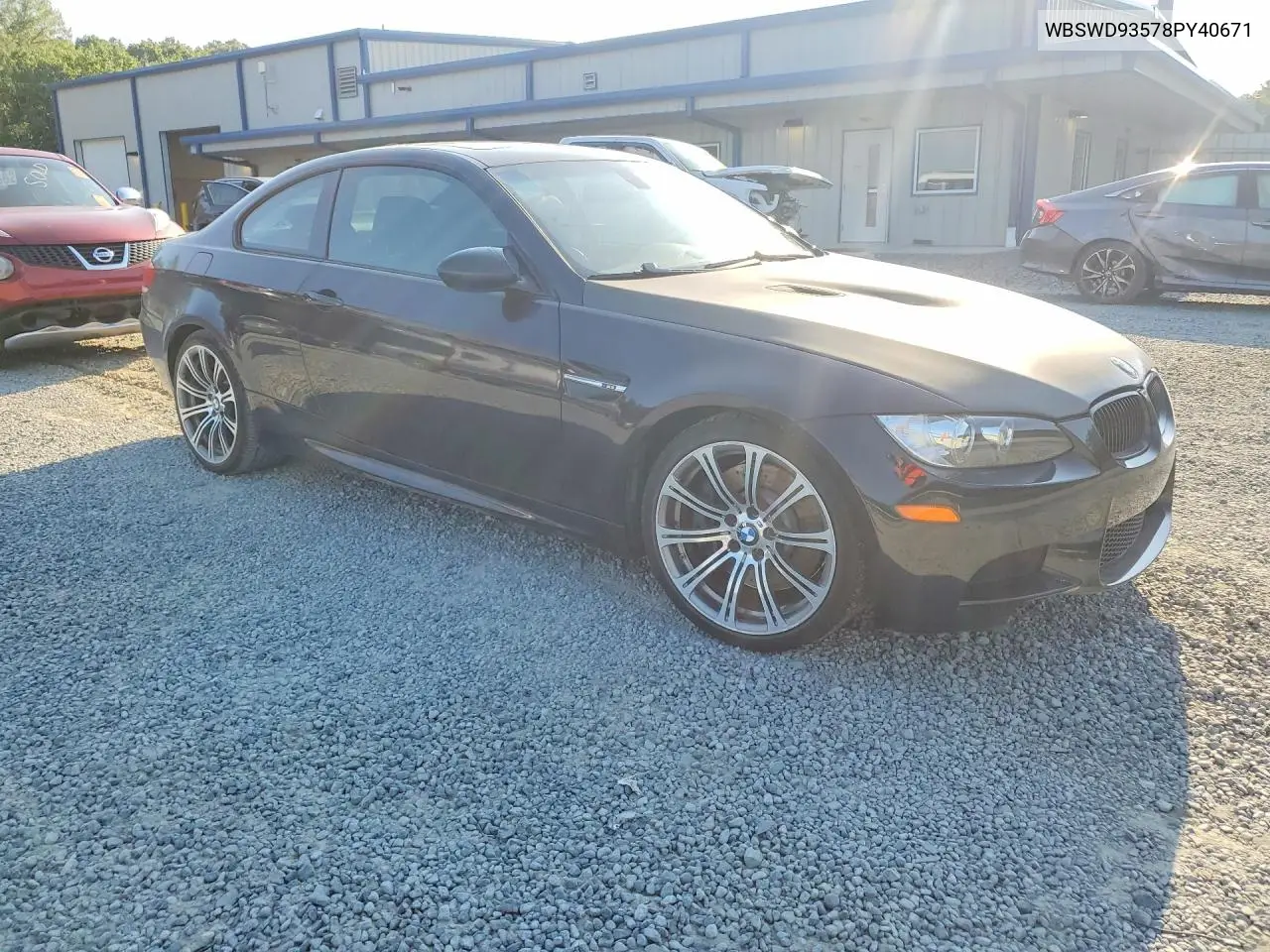 2008 BMW M3 VIN: WBSWD93578PY40671 Lot: 57193006