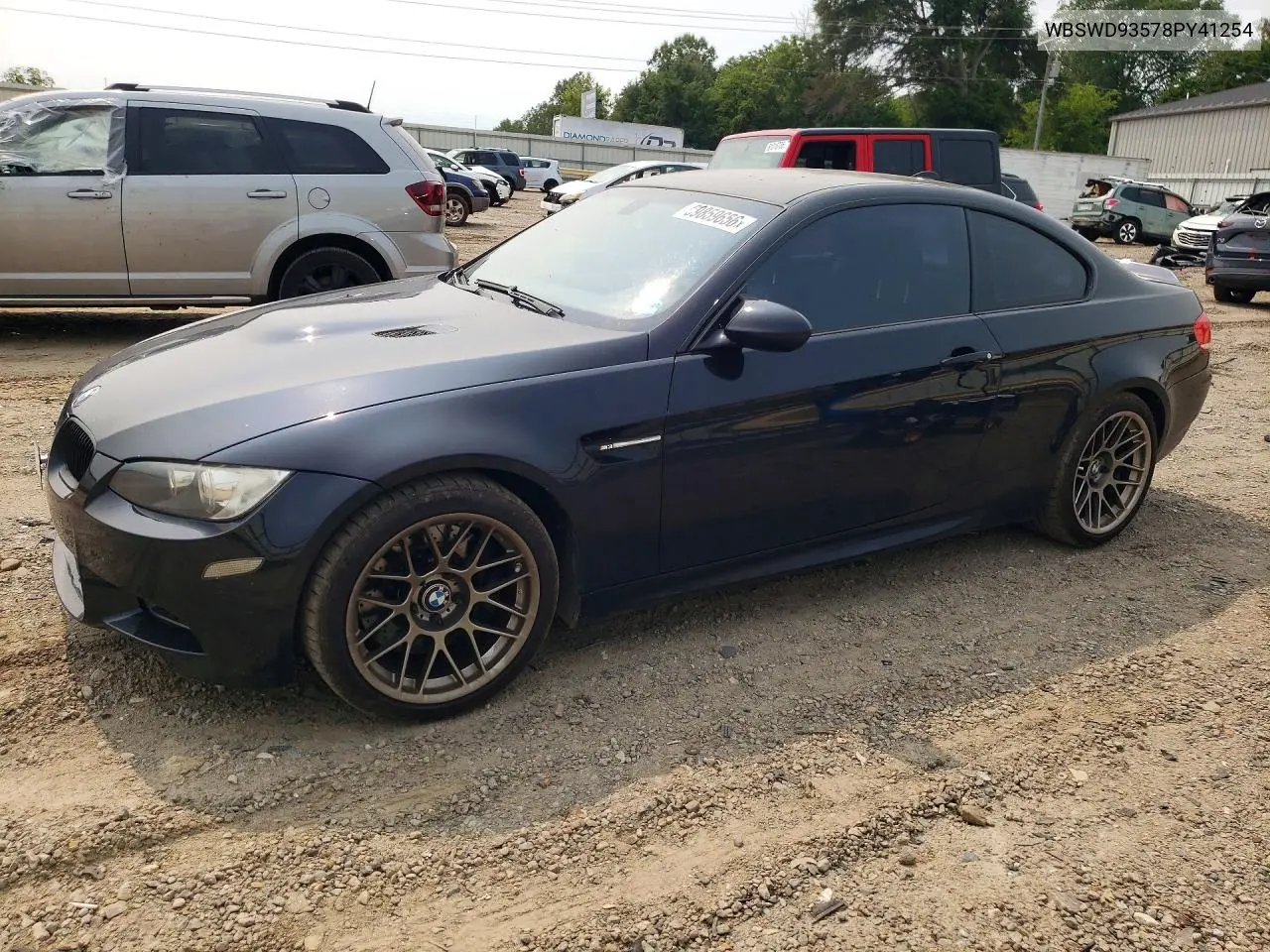 2008 BMW M3 VIN: WBSWD93578PY41254 Lot: 59859656