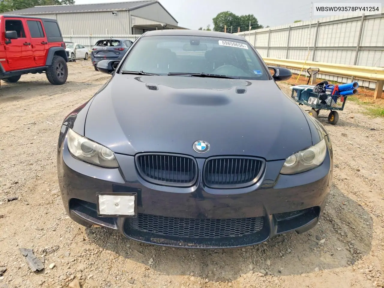 2008 BMW M3 VIN: WBSWD93578PY41254 Lot: 59859656