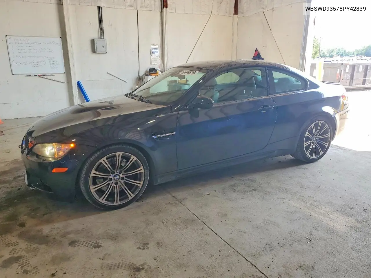 2008 BMW M3 VIN: WBSWD93578PY42839 Lot: 60449916