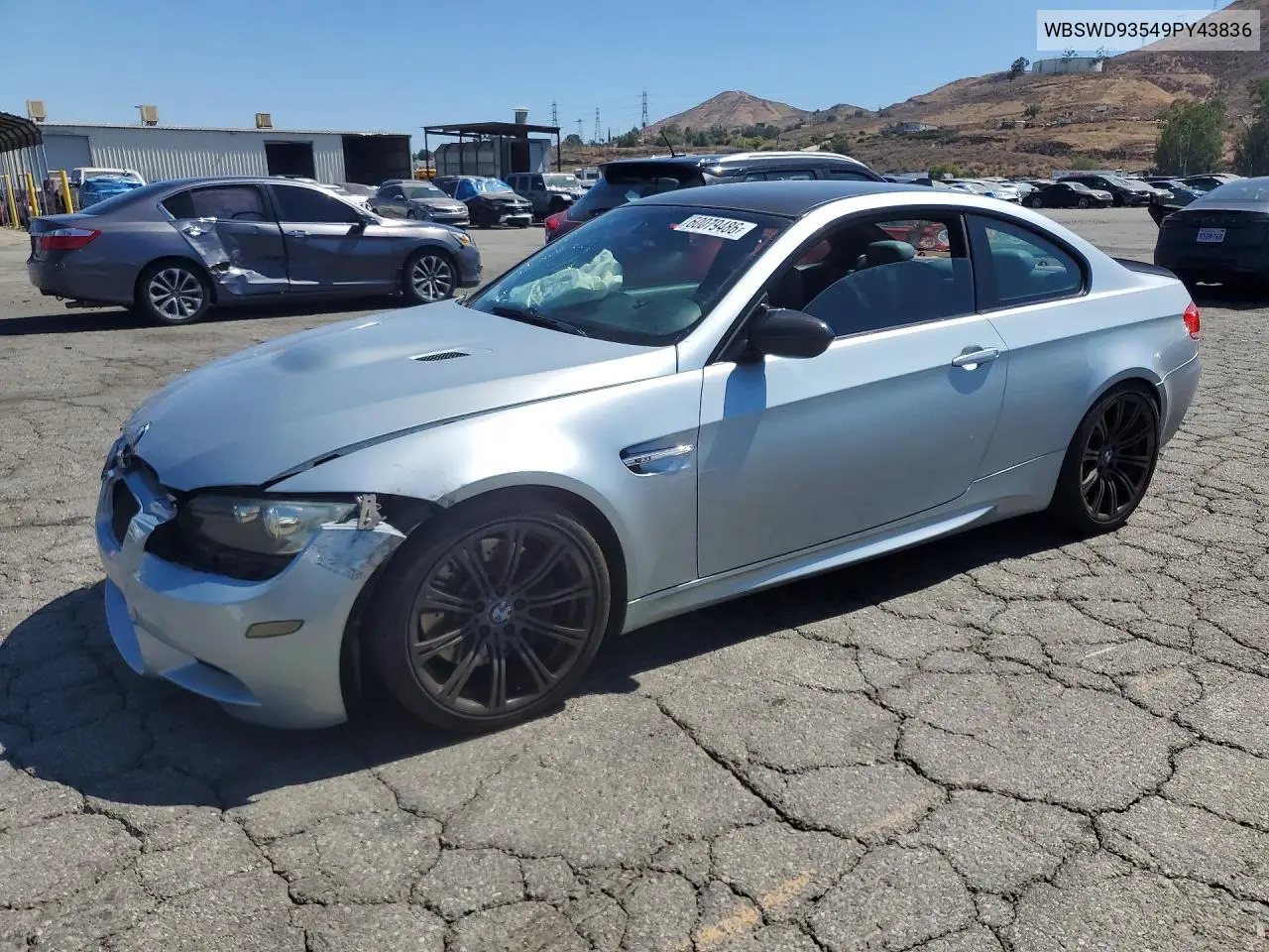 2009 BMW M3 VIN: WBSWD93549PY43836 Lot: 60079486