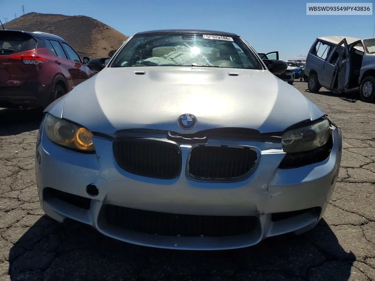2009 BMW M3 VIN: WBSWD93549PY43836 Lot: 60079486