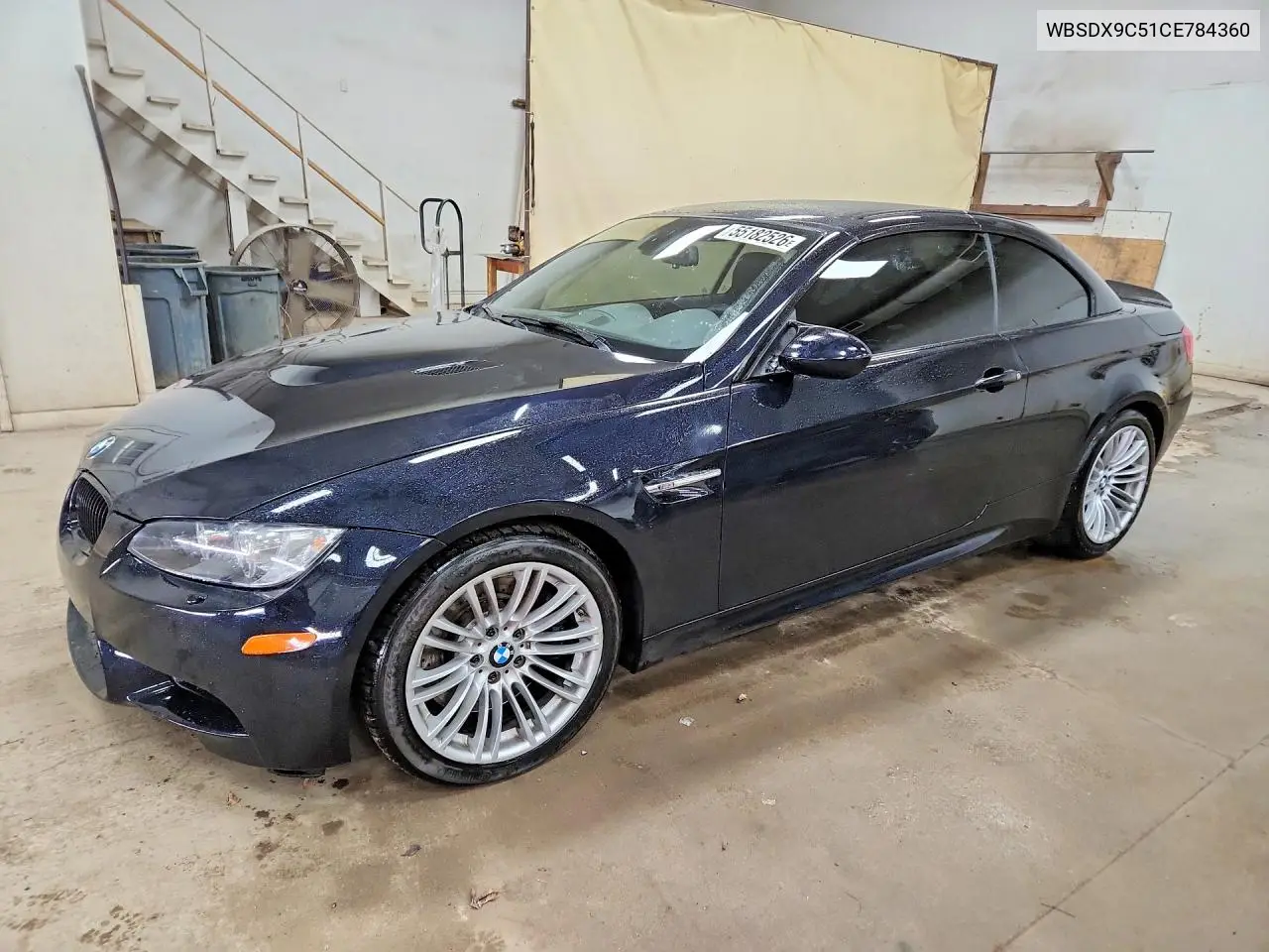 2012 BMW M3 VIN: WBSDX9C51CE784360 Lot: 55182526