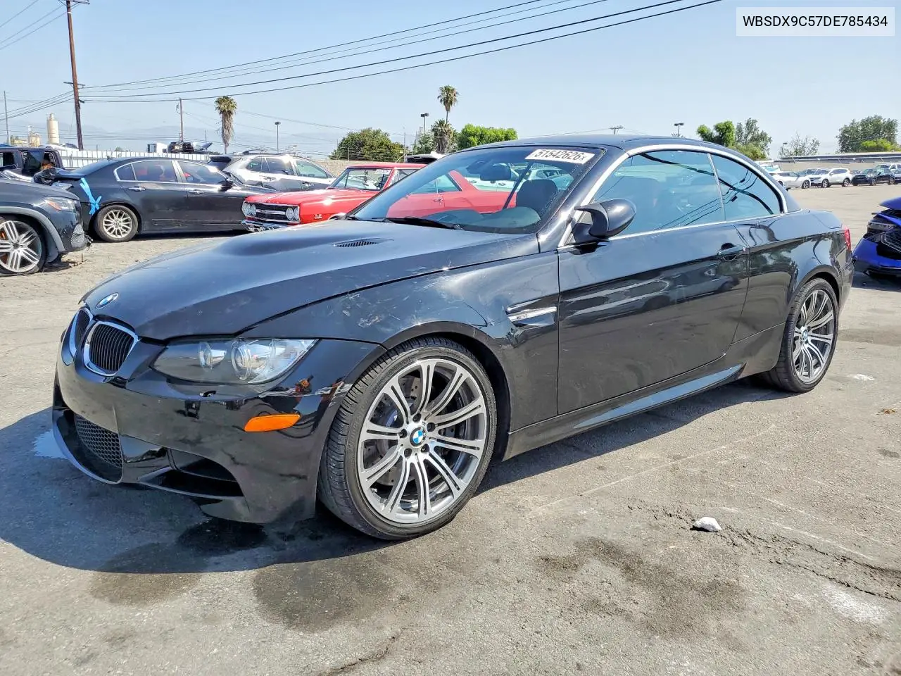 2013 BMW M3 VIN: WBSDX9C57DE785434 Lot: 51542626