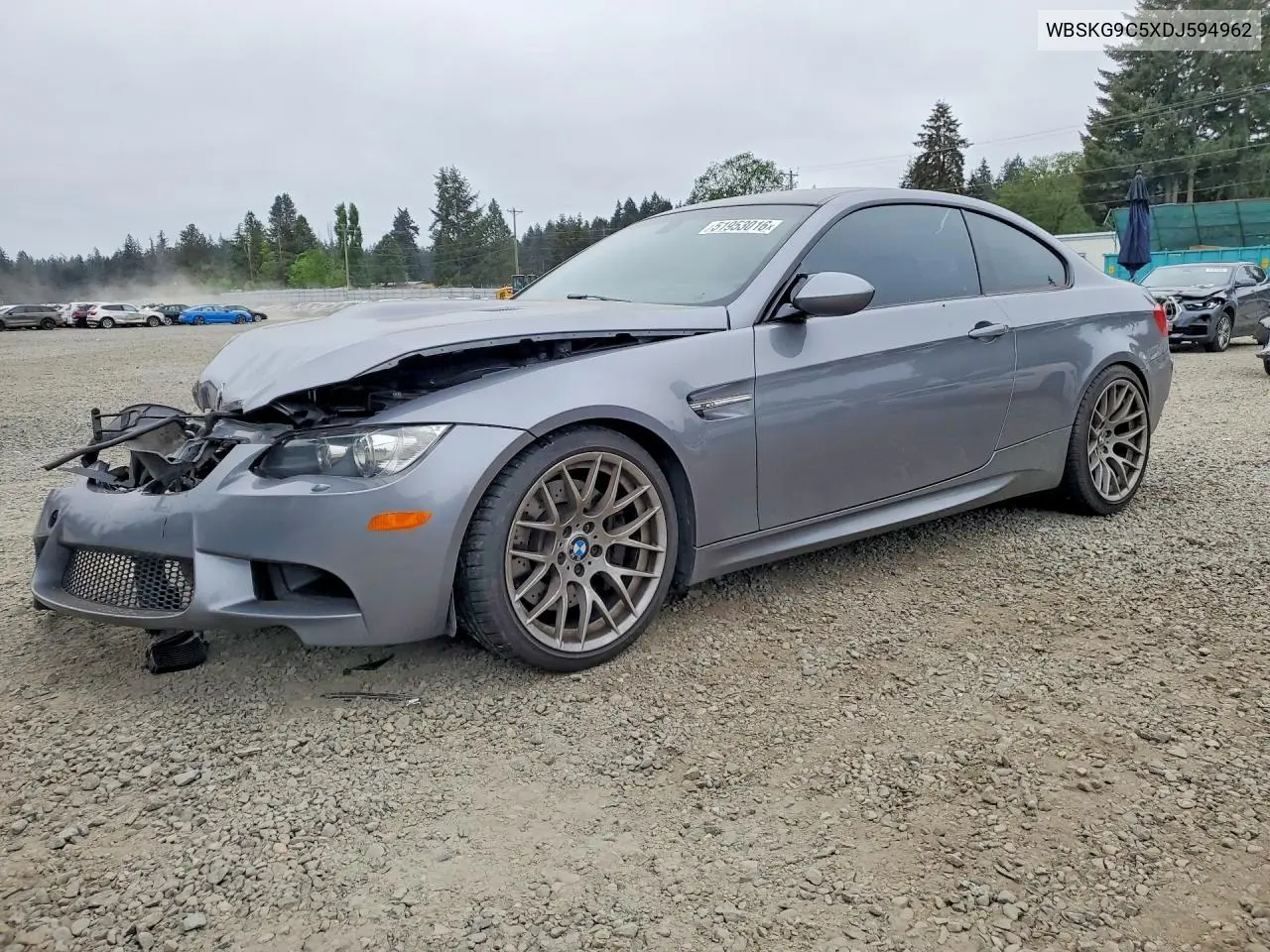 2013 BMW M3 VIN: WBSKG9C5XDJ594962 Lot: 51953016