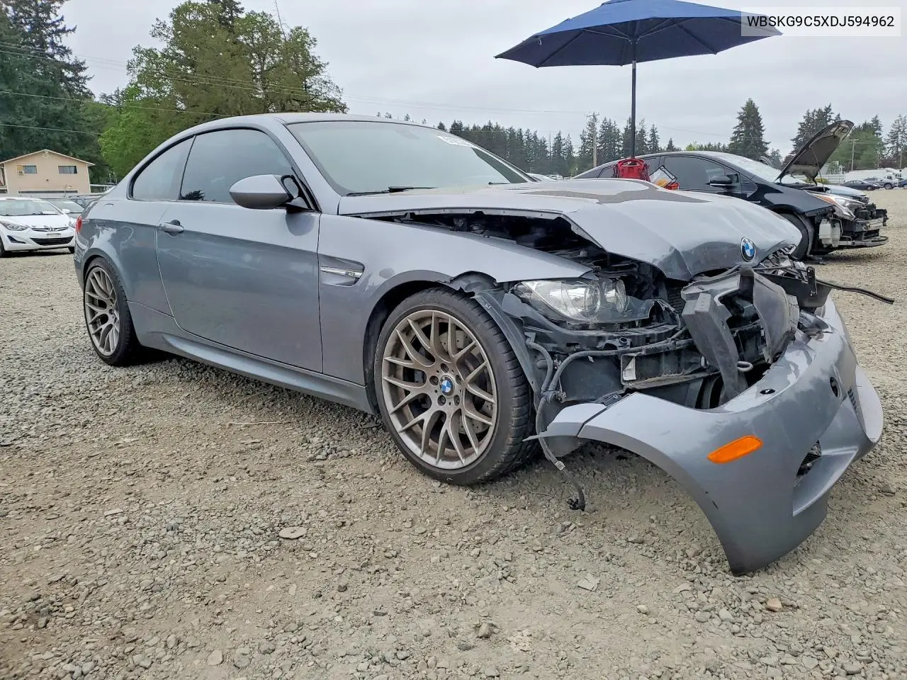 2013 BMW M3 VIN: WBSKG9C5XDJ594962 Lot: 51953016