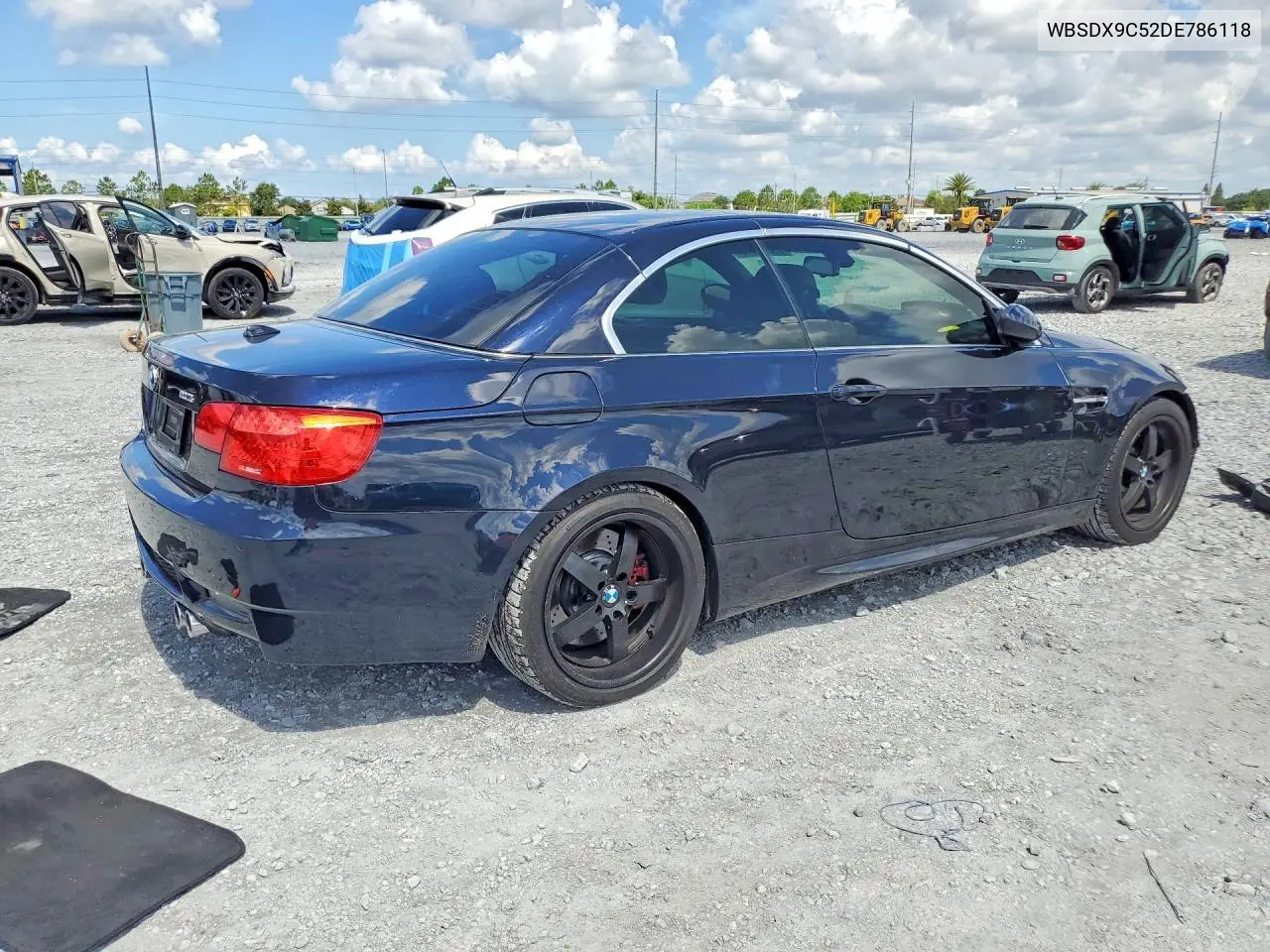 2013 BMW M3 VIN: WBSDX9C52DE786118 Lot: 59286476