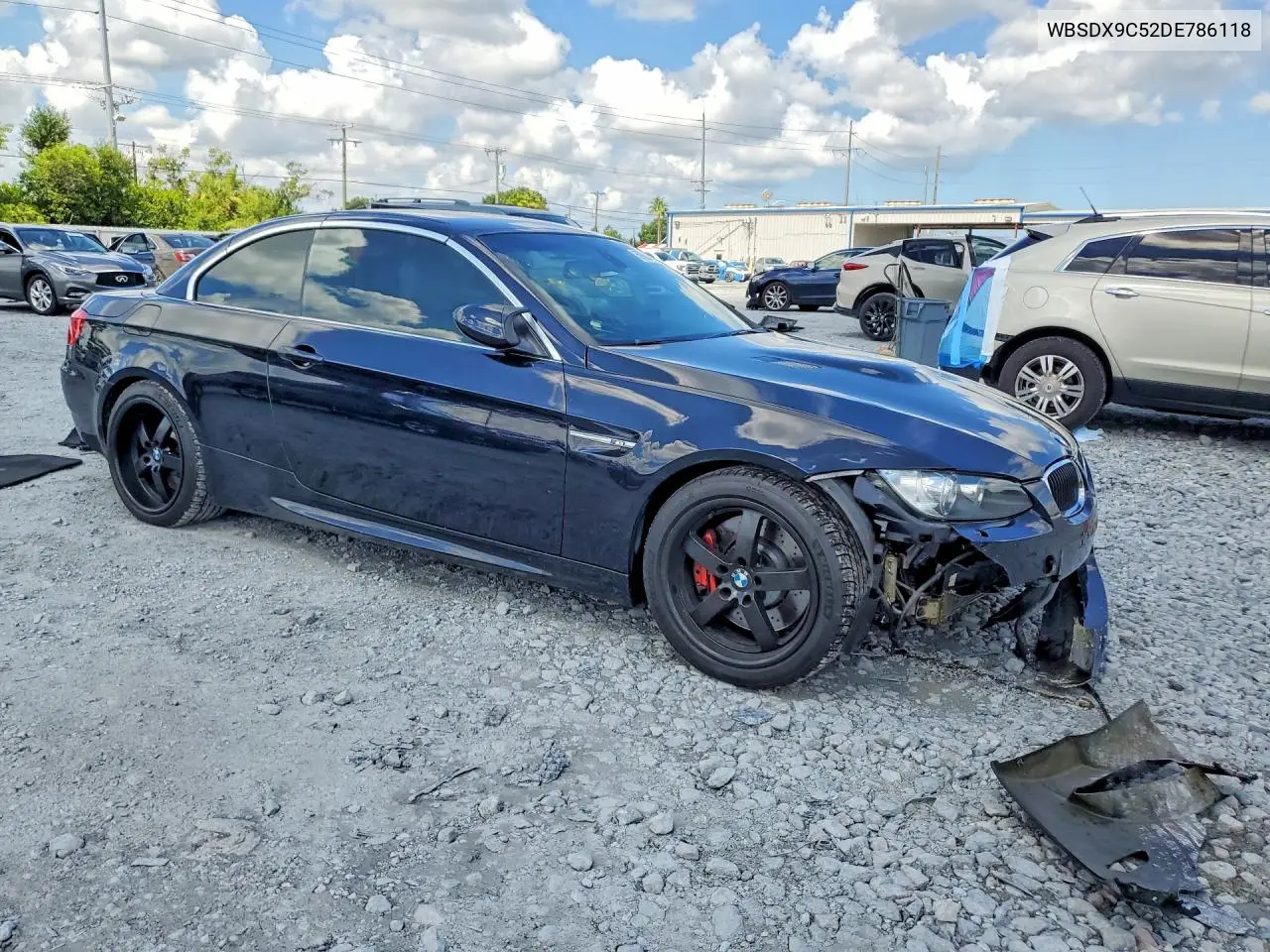 2013 BMW M3 VIN: WBSDX9C52DE786118 Lot: 59286476
